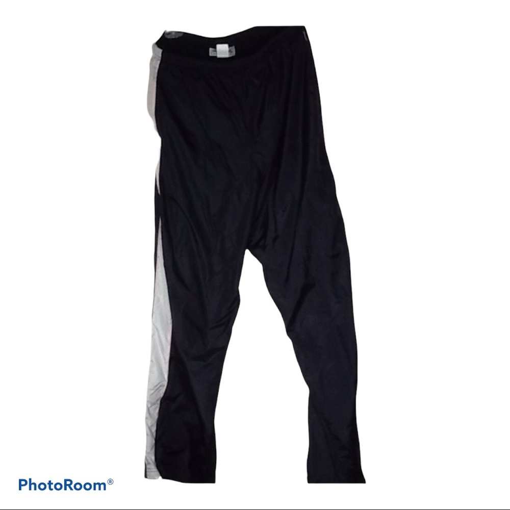 Spalding‎ Vintage 90s Black Stripe Track Pants L